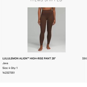 lululemon java align